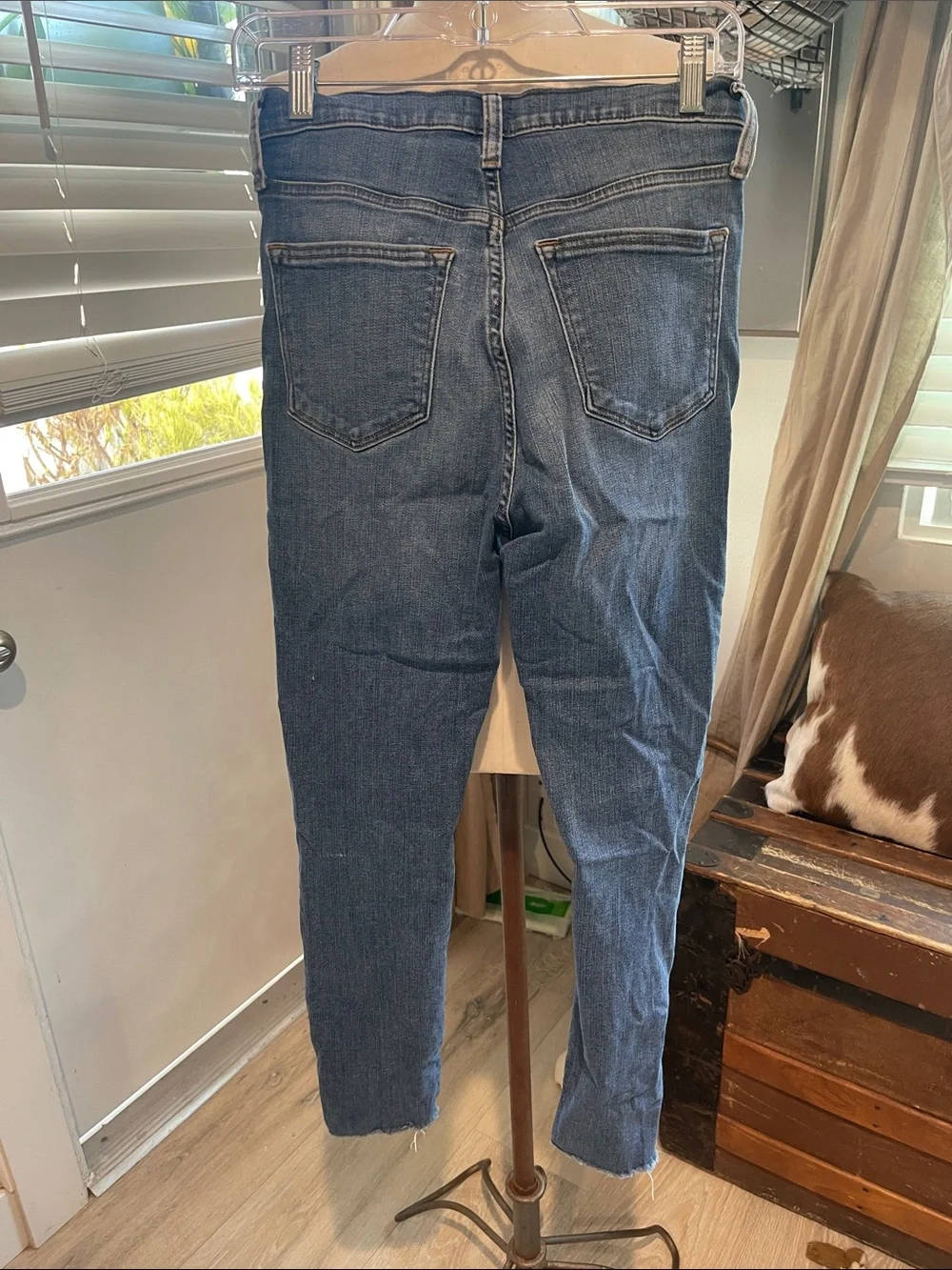 J. Crew Light Blue High-Rise Skinny Jeans